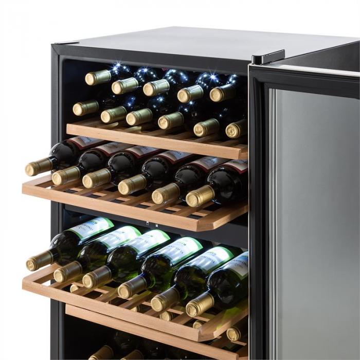 Vinamour 40D Weinkühlschrank 2 Zonen 135 L